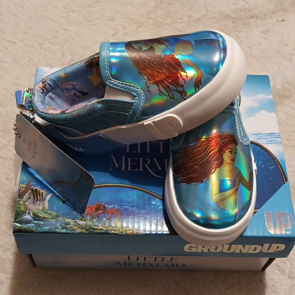 Groundup Disney's the little mermaid low top canvas shoe's